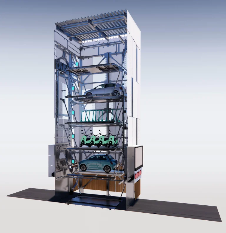 What is Rotary Tower Parking Garage